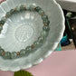 Bracelet - Natural Stones With Golden Spacers - Sage Green