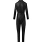 Jumpsuit - Leather - Black