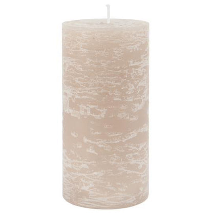 Block Candle - Rustic ROSE - Choose size