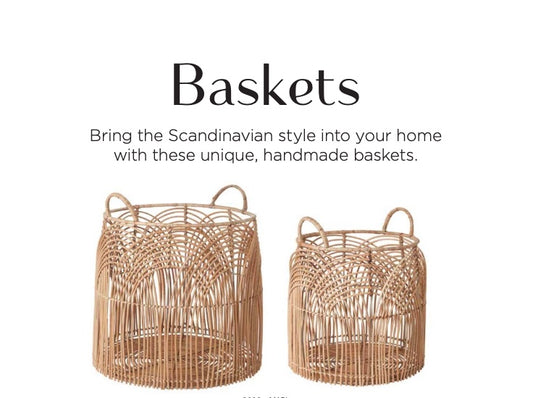 Basket - Mari Rattan - Small