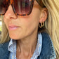 GUNILLA - Earrings - Gold plated - 30 MM