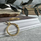 Alexa Earring Hoops 10mm - Sterling Silver - Gold Plated