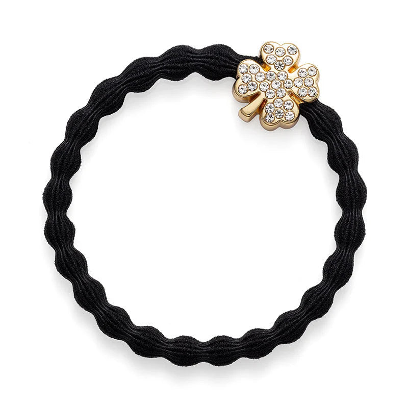 Hair Tie - CLOVER - Black