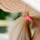 Hair Tie - PALM - Neon Pink