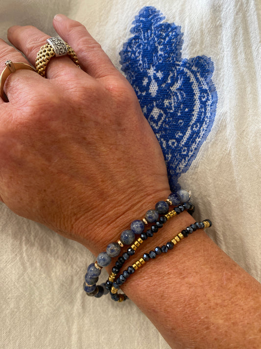 Bracelet AYA - Crystal - NAVY