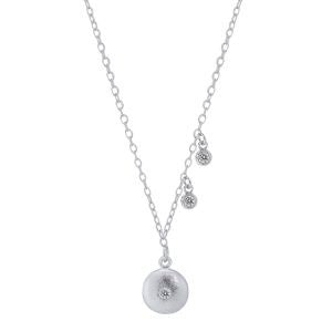 VIA London - Circle Necklace with Drops