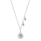 VIA London - Circle Necklace with Drops