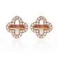 Juleo Jewellery - Large Stud Clover Earrings