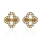 Juleo Jewellery - Large Stud Clover Earrings