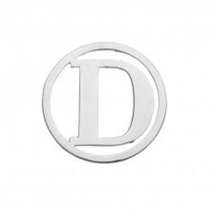 DAISY Jewellery - Disc Letters for Halo Coin Holder pendant - 925 Silver