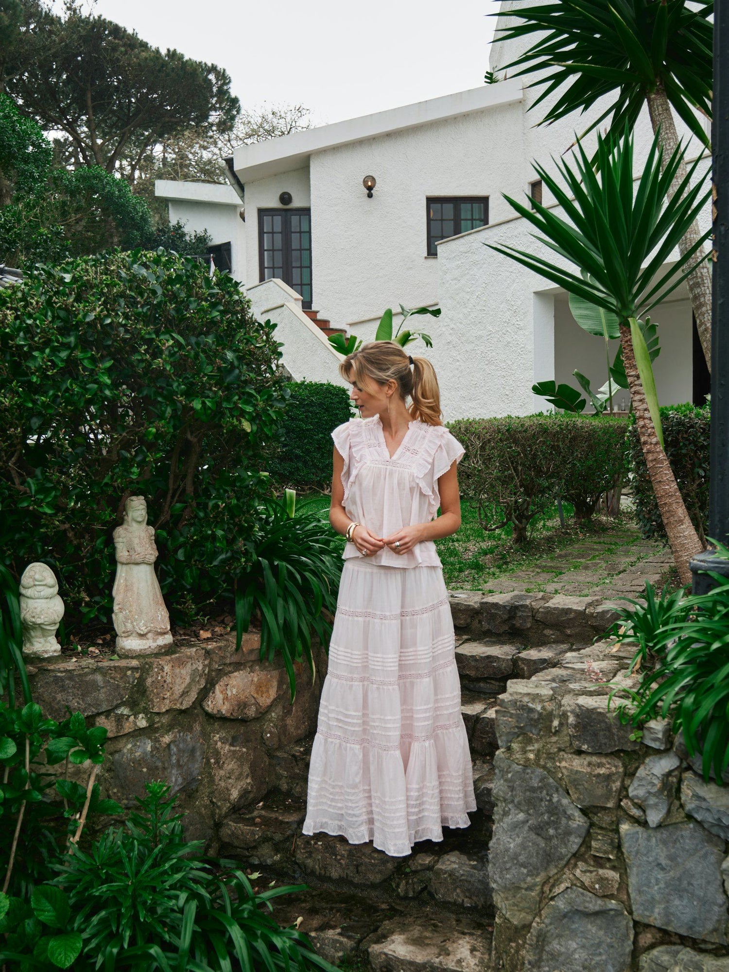Skirt Long - FELICIA - Light Pink