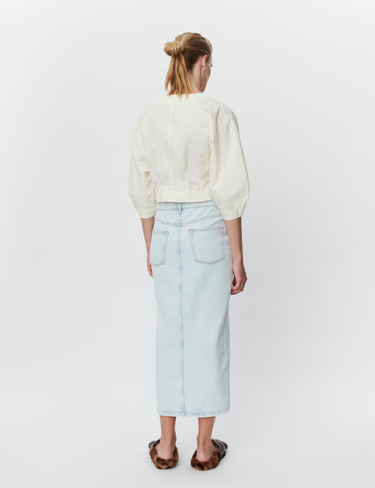 Skirt - NIKI - SOFT BLEACHED DENIM - Bleached White