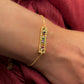 Bracelet - RUBY - Gold Plated