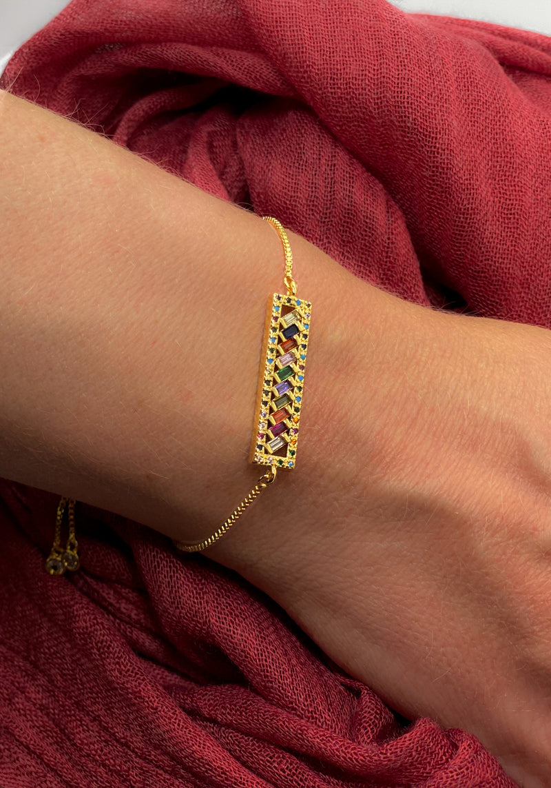 Bracelet - RUBY - Gold Plated