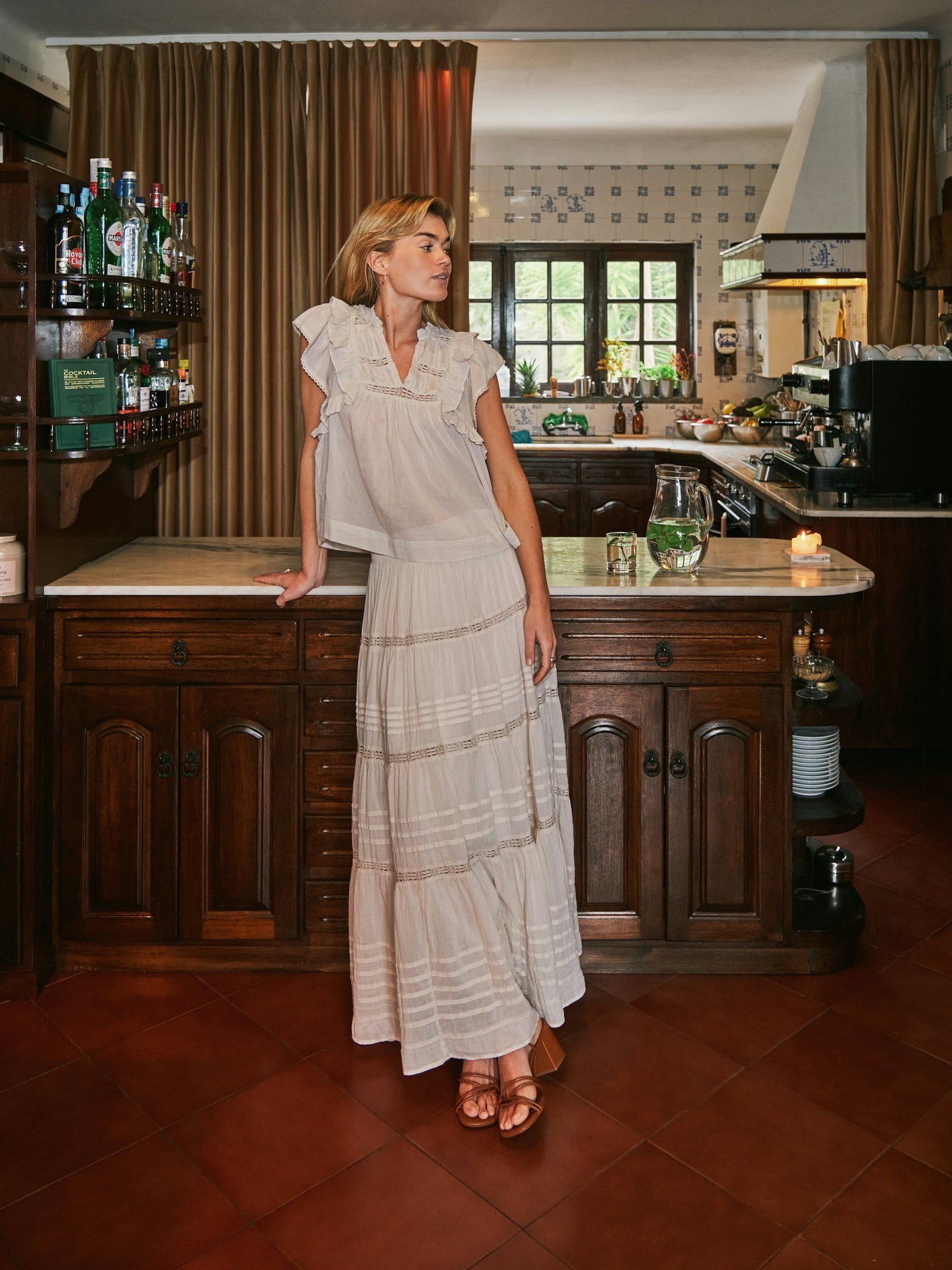 Skirt Long - FELICIA - Ivory