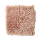 Seat Pad - Lamb Skin - Faux Fur - Rose