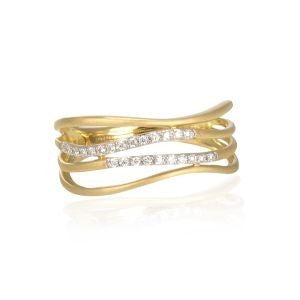 Juleo Jewellery - Diamond Ring - 18ct Yellow Gold