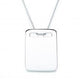 DAISY - Dog Tag Pendant Necklace - 925 Silver