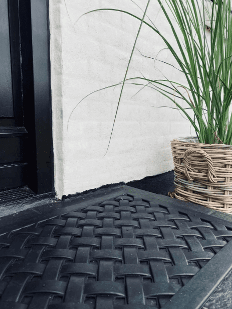 Doormat Rubber - 45x120cm - Black