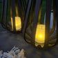 Lantern - Natural Colour - Solar - H34cm