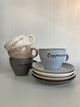 Cup and Saucer - CAPPUCINO - Light Blue - 220ml