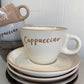 Cup and Saucer - CAPPUCINO - CREAM - 220ml