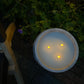 Candle LED - Cement Pot - With Timer Function