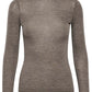 Rollneck - Wool - Brown Melange