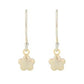 VIA London - Solid Flower Hook Earrings