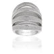 SIF JAKOBS - Foggio Grande Ring - 925 Sterling Silver - White Cubic Zirconia