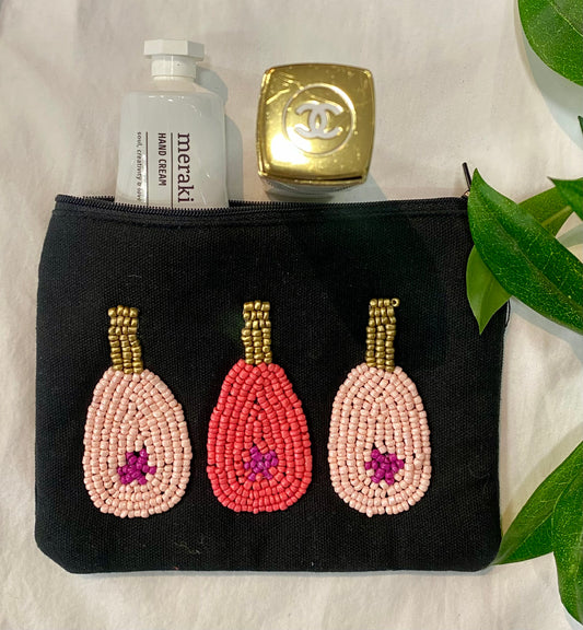 Purse - Beaded - BLACK