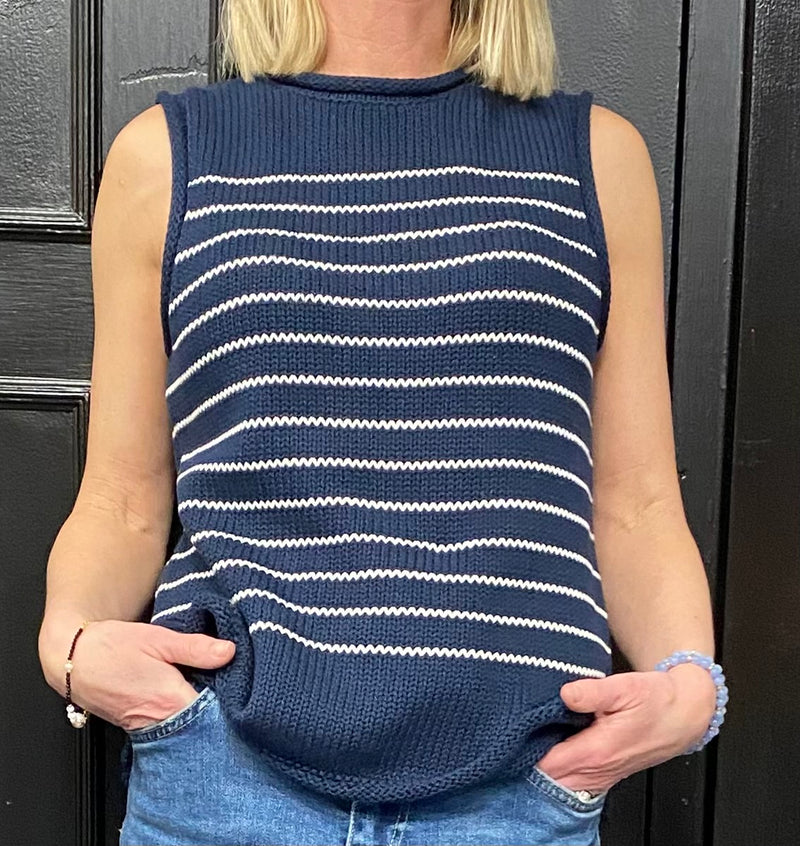 Top - AUBIN SL STRIPE KNIT - Spellbound