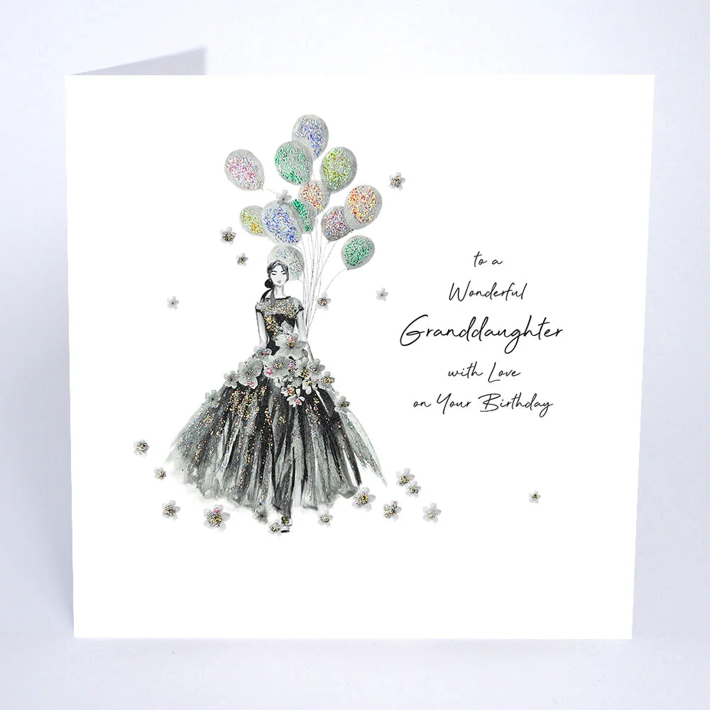 Card  - To A Wonderful Granddaughter With Love On Your Birthday
