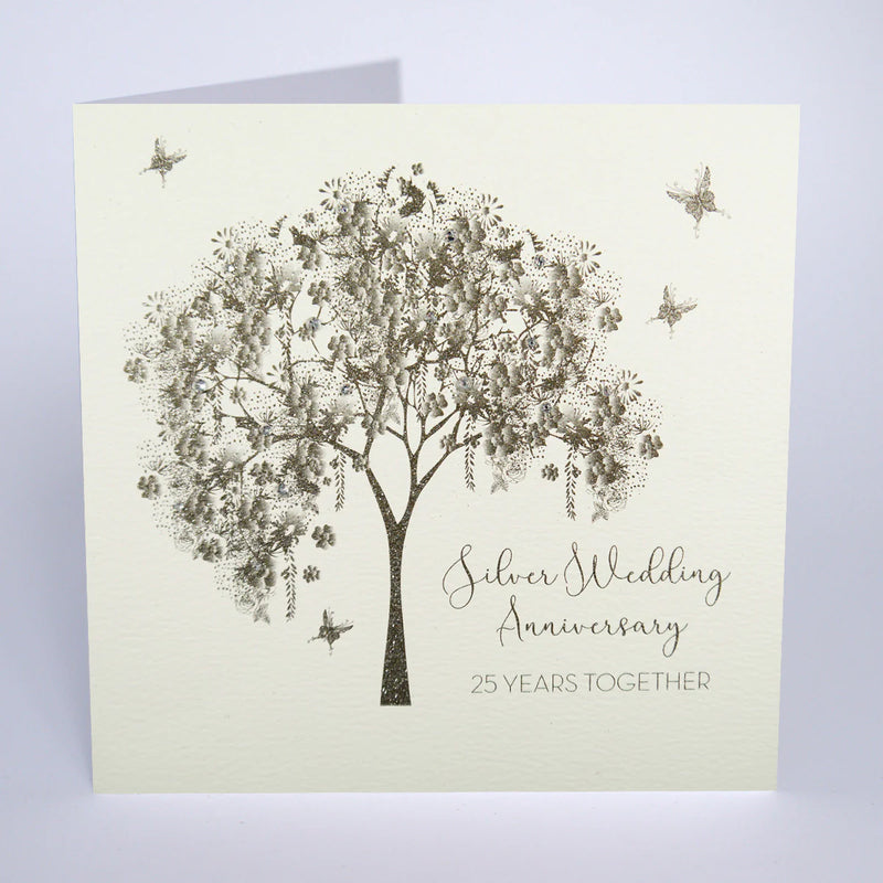 Card - Silver Wedding Anniversary