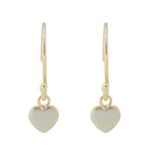 VIA London - Solid Heart Hook Earrings