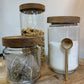Storage Jar - Glass - Wooden Lid - 400 ML
