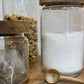 Storage Jar - Glass - Wooden Lid - 700 ML