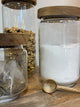 Storage Jar - Glass - Wooden Lid - 700 ML