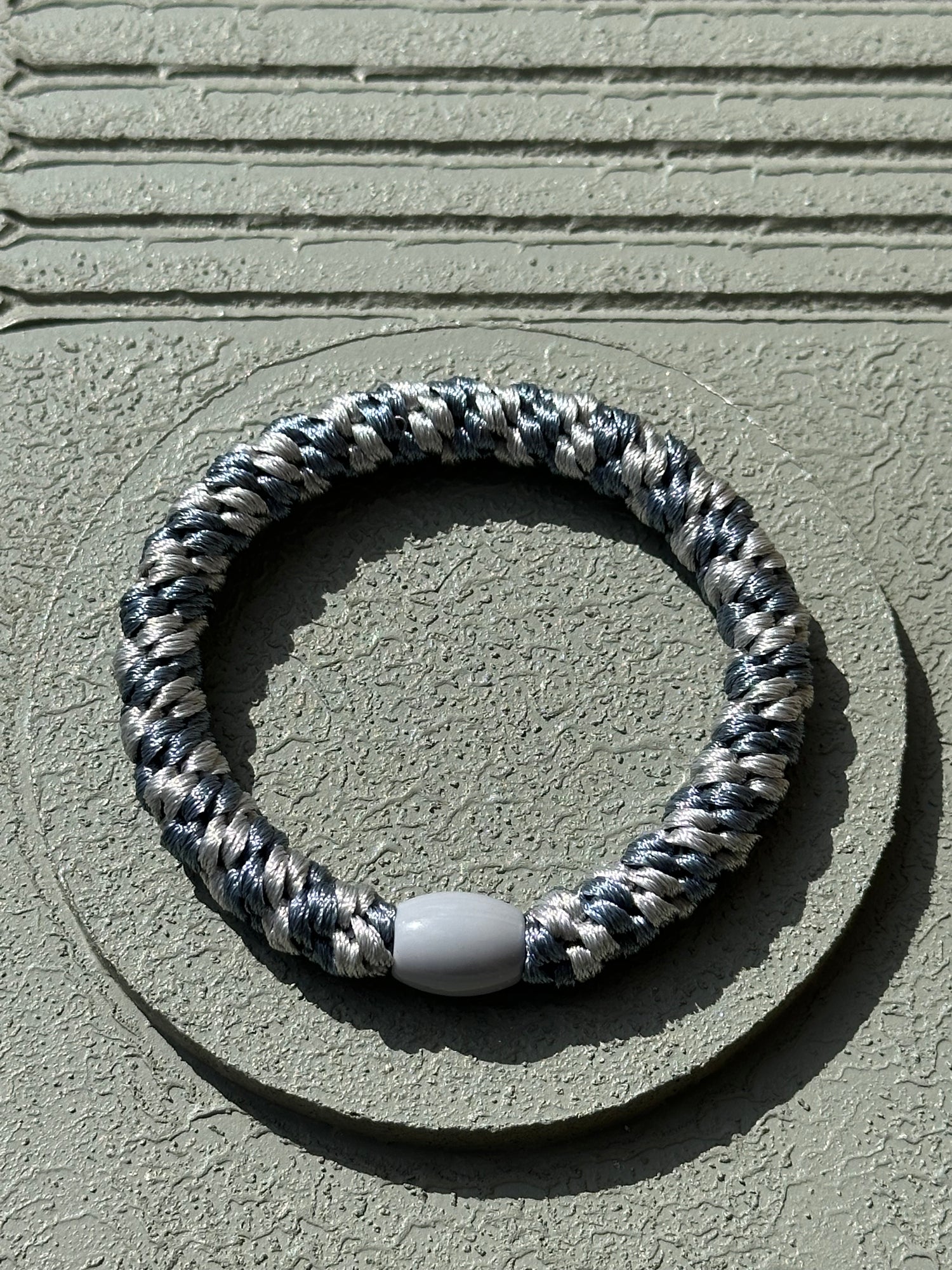 DANISH - Hair Tie - Supreme - L.Grey/Grey - Stripe
