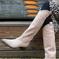 Boots Cowboy Suede Soft Pink