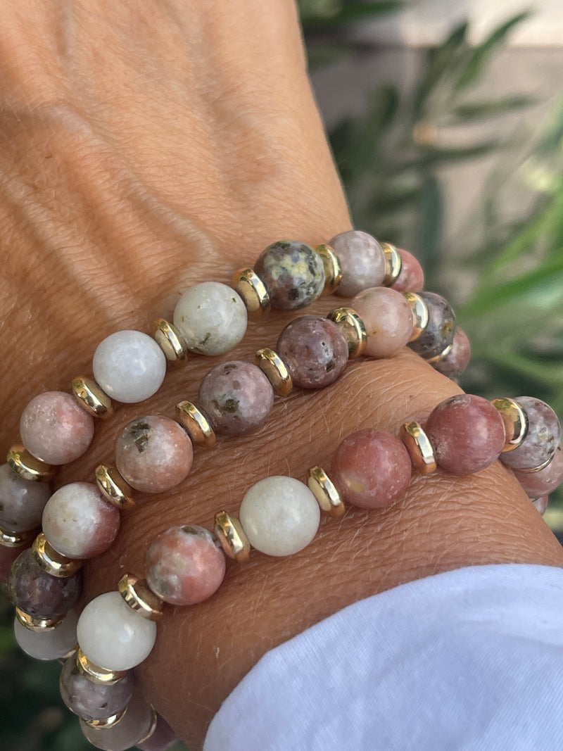 Bracelet - MILLIE - Natural Stone Mix