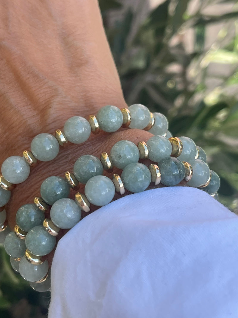 Bracelet - MILLIE - Large - Sage Green