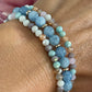 Bracelets - SET/3 - LUNA - Blue Summer