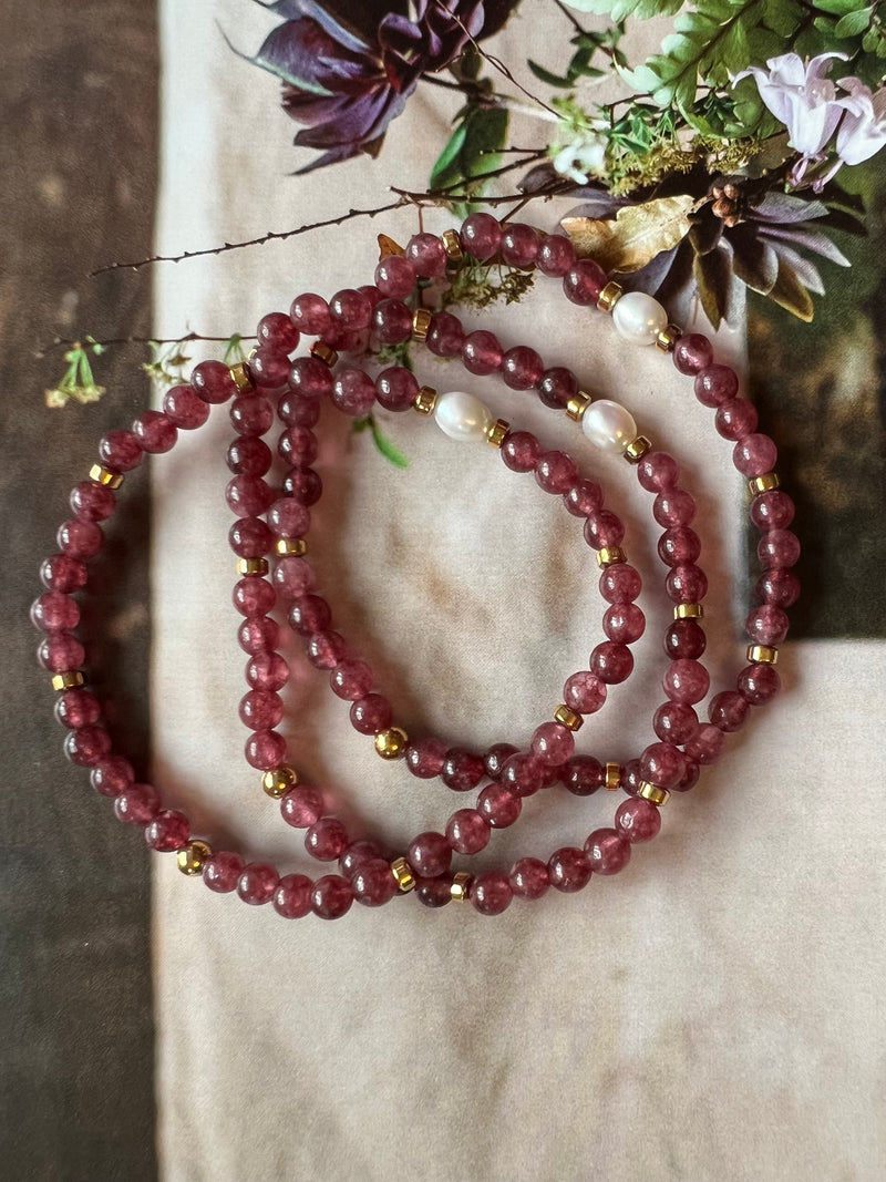 Bracelet CILLE -  GARNET