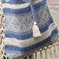 Bag - Cotton - Natural/Blue