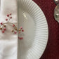 Place Mat - Burgundy - Gold Thread