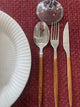 Place Mat - Burgundy - Gold Thread