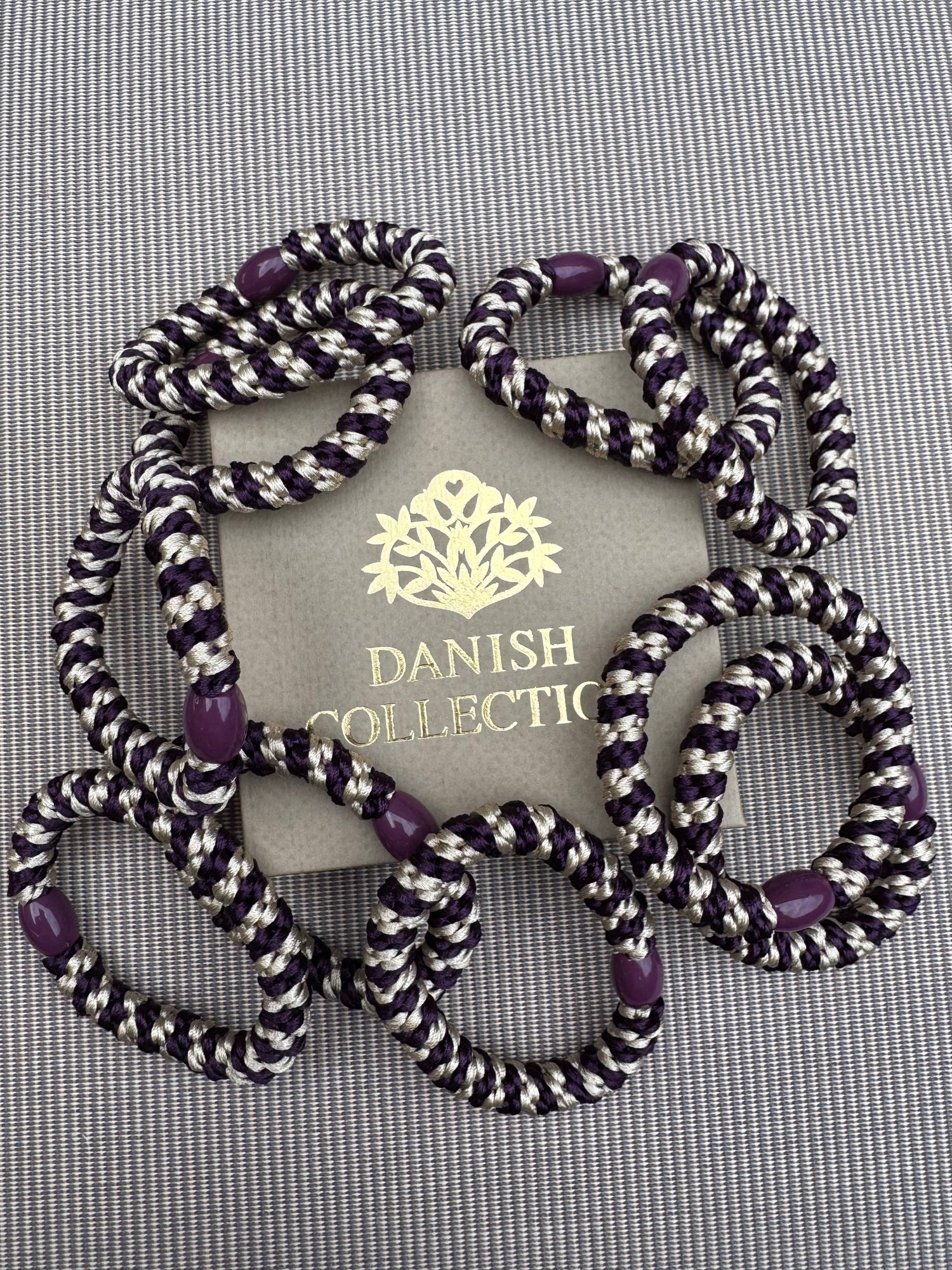 DANISH - Hair Tie - Supreme - Purple Beige