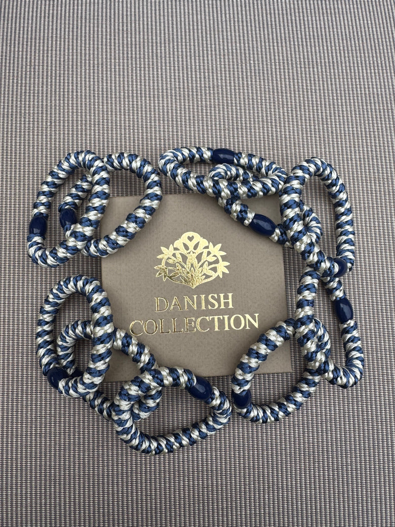 DANISH - Hair Tie - Supreme - Denim/White Stripe