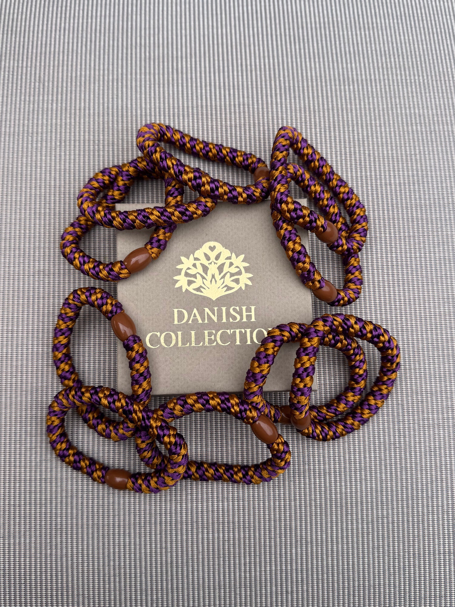 DANISH - Hair Tie - Supreme - Purple/Mustard
